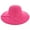 Fuchsia, variant on Top Headwear Womens Fashion Belted Felt Floppy Hat - Fuchsia