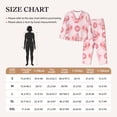 thumbnail image 4 of Vsdgher Pigs Head And Donuts Pajamas Set Long Sleeve Sleepwear Womens Button Down Nightwear Pj Sets-XX-Large, 4 of 7
