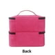 thumbnail image 4 of Bolsa de almacenamiento de de uñas de doble capa, con divisores ajustables, portátil, 30 rejillas, estuche organizador para secador de uñas,, 4 of 4