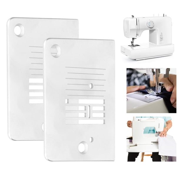 Placa De Aguja De Repuesto Para Máquina De Coser Singer - Compatible Con Modelos 1408 Y 2250 | 2 Piezas De Hierro, Fácil Instalación
