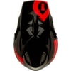 SixSixOne Comp Shifted Helmet: Black/Red~ MD