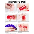 thumbnail image 4 of 14-Piece Red Gel Nail Polish Strips Kit with Nail File & Stick - Long-Lasting UV/LED Cured, Safe Waterproof Material, Easy Application & Removal for Salon-Quality - AF34, 4 of 6