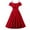 c01Red, variant on Arnsht Womens Fashion Solid Color Ruffle Sleeveless Halter Dresses Off Shoulder Summer Wedding Guest Party A Line Midi Dress Red XXL