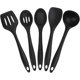 thumbnail image 1 of Juego de cocina para hornear de silicona premium de 5 piezas - Espátulas, cucharas y volteador - Calor, 1 of 5