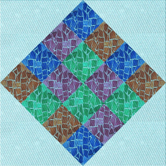 Ahgly Company Tapis d'Intérieur Lavable en Machine Carré Bleu Acier Transitionnel, 7 Pieds Carré