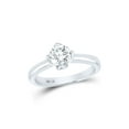 thumbnail image 1 of 14kt White Gold Round Diamond Solitaire Bridal Wedding Engagement Ring 1 Cttw, 1 of 1
