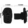 thumbnail image 6 of Motorcycle Front Frame Bag - Waterproof Nylon Battery Cover Storage for Surron & Ultra Bee Electric Dirt Bikes, Ebike Phone & Tool Pouch with Elastic Strap(Black), 6 of 7