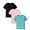Black+Pink+Light Blue, variant on Boys Graphic Tees Kids T Shirts Short Sleeve Plain Top Tees Boy & Girl Unisex Toddler Children Crew Neck T Shirt Toddler Boys Solid Short-Sleeve Tee Shirts Crew Neck T-Shirt for Boys Girls