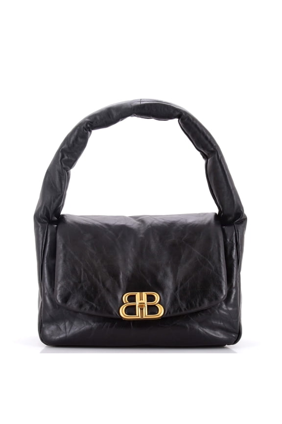 Pre-Owned Monaco Sling Bag Padded Leather Large By Rebag