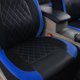 thumbnail image 1 of Funda de asiento de coche de una sola línea de rombos acolchados bordados de cuero PU de cuero artificial de PVC exportada a Europa y Estados Unidos, 1 of 5