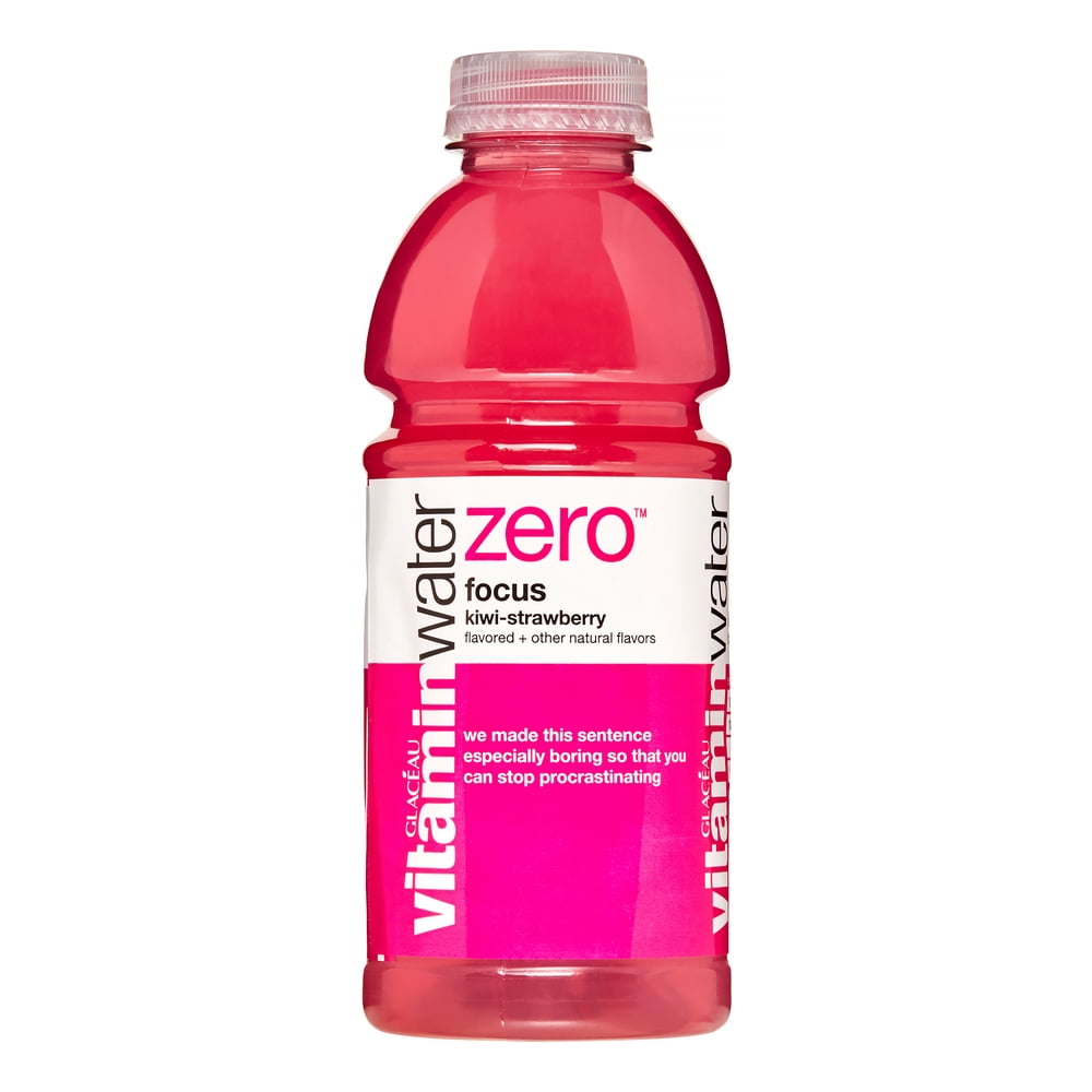 vitaminwater zero Focus, Kiwi Strawberry, 20 Fl Oz, 24 Ct - Walmart.com