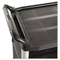 thumbnail image 3 of Rubbermaid Commercial Xtra Utility Cart, 300-lb Capacity, Three-Shelf, 20w x 40.63d x 37.8h, Black -RCP4093BLA, 3 of 4