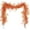 Orange, variant on Artificial Golden Bell Willow Vine Fake Eucalyptus Flower Garland for Harvest Festival Halloween Thanksgiving Party Decoration, Red 6 Ft