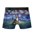 thumbnail image 2 of Happy New Year Shetland Sheepdog Family Cheer Winter Midnight Firework All Over Print Boxer Briefs Underwear for Men Dad Sheltie Dog Lover Gifts - 02025, 2 of 6