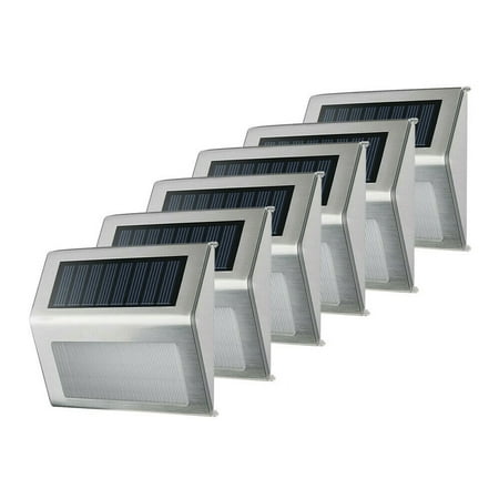 

Kohagoki Security Super Bright Solar Powered LED Outdoor Wall Lights Shed Garden Light product type:Material: Stainless steel Internal PC plasticColor: as shownQuantity: 6Style: white light/warm