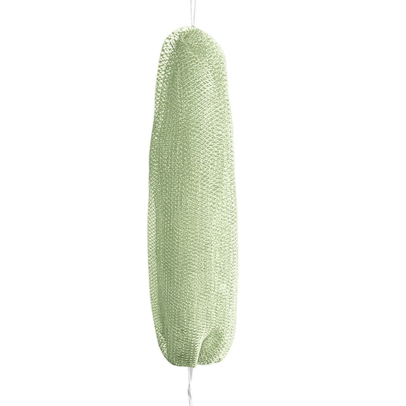 African Net Sponge Exfoliating Body Scrub, Extra Long Shower Washcloth with Hanging Cord, Gentle Skin Exfoliation Mesh Towel for Women Men, Quick-Drying Bath Loofah for Daily Cleansing 31.5Inch