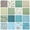 Green, variant on Threns 16Pcs Quilting Cotton Fabric Squares Sheets, 9.84" x 9.84" Floral Printed Craft Fabric for DIY Sewing Scrapbooking Quilting Craft Patchwork