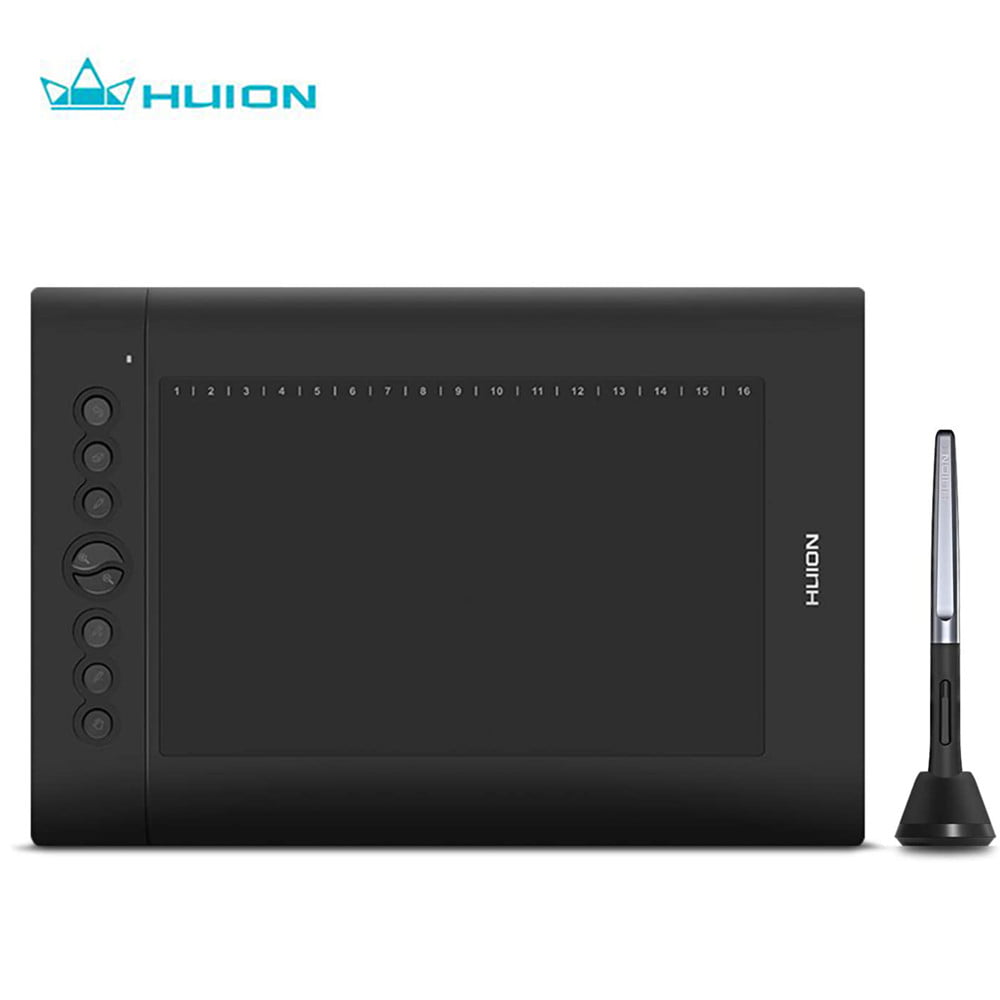 Huion H610 PRO V2 Graphics Tablet Board 10x6.25 Painting Drawing Pen Tablet