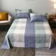 thumbnail image 3 of Sábana de algodón lavado suave - Ropa de cama elegante y plana, 3 of 5