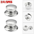 thumbnail image 3 of MYG Poignées de Couvercle de Casserole en Acier Inoxydable Poignées de Remplacement Accessoires de Cuisine pour Marmite Cuiseur Vapeur Pot à Lait Rond Durable Résistant aux Hautes Températures, 3 of 4