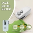 thumbnail image 2 of Tingzi Mini Bag Sealer, 2025 Upgraded 2 in 1 USB Rechargeable Bag Sealer Heat Seal Tool, Portable Vacuum Sealer, Mini Sealing Machine Heat Seal Tool, Snack Sealer Household Mini Sealing Machine, 2 of 6