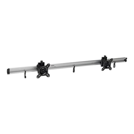 UPC: 0037332202826 | Tripp Lite Dual Flat-Panel Rail Wall Mount for TVs Monitors 10-24 Display – Mounting kit (8 spacers VESA mount bracket wall rail 5 anchor bolts 5 concrete anchors) – for 2 LCD displays – steel – silver – screen size: 10 -24 – wall-mountable
