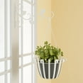 thumbnail image 4 of Travelwant 1/2Pcs Plant Hangers Outdoor Plant Hooks for Wall/Fence Hanging Planters Outside Flower Pot Hanging Basket Brackets Cast Iron Plant Hanger for Lantern/Bird Feeder, 4 of 5