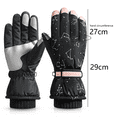 thumbnail image 2 of Guantes de nieve para mujer Guantes deportivos impermeables para esquí/snowboard, 2 of 5