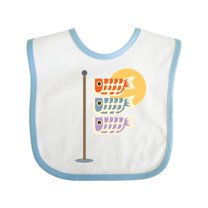 Inktastic Japanese Carp Fish Flags Boys or Girls Baby Bib