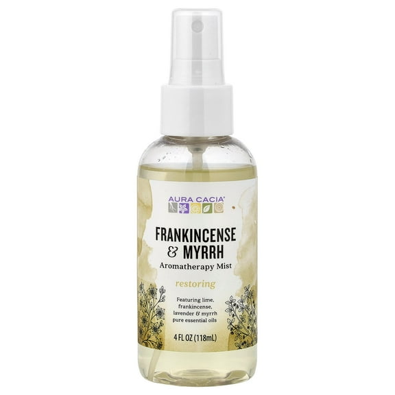 Aura Cacia Frankincense & Myrrh, Aromatherapy Mist, 4 fl oz (118 ml)
