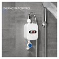 thumbnail image 2 of 3500W Mini Instant Water Heater Shower LCD Digital Display Bathroom Faucet Hot Water Heater Kitchen Tankless Instant Heating ,Digital Temperature Display, 2 of 7