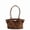 Brown, variant on Slouchy Style Coffee Color Large Trapeze Tote Frosted Cow Skin Women Commuter Shoulder Bag Suede Retro Leisure Ladies Handbag