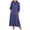 Navy, variant on OSOLU Solid Color 2025 Summer Women Boho Maxi Dresses V-Neck Puff Sleeve Floral Flowy Swing Casual Long Dress Fashionable Sundress Dresses For Women 2025 Elegant Classy