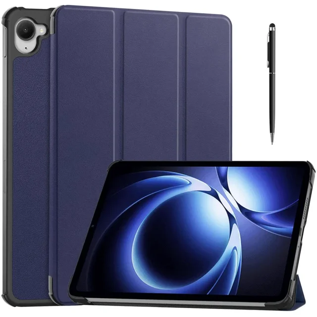 Case for Xiaomi Redmi K Pad 8.8 Inch, Tri fold Slim Lightweight Hard Shell Smart Protective Cover with Multi-Angle Stand, Universal Stylus Pen