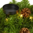thumbnail image 4 of Nearly Natural Artificial Christmas Double Candelabrum with 35 Warm White Lights and Pine Cones, 4 of 5