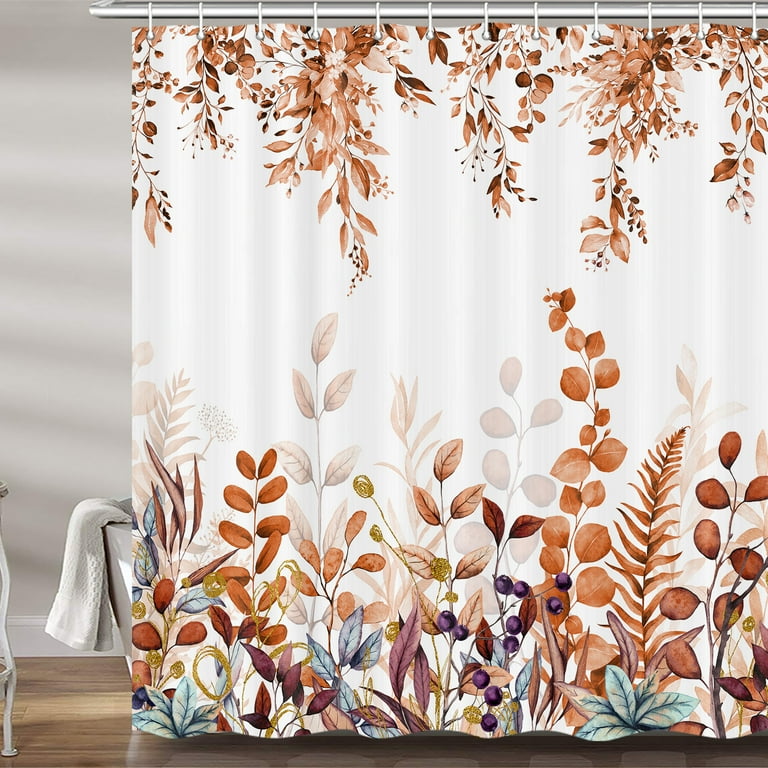 Colorful fabric shower curtains discount
