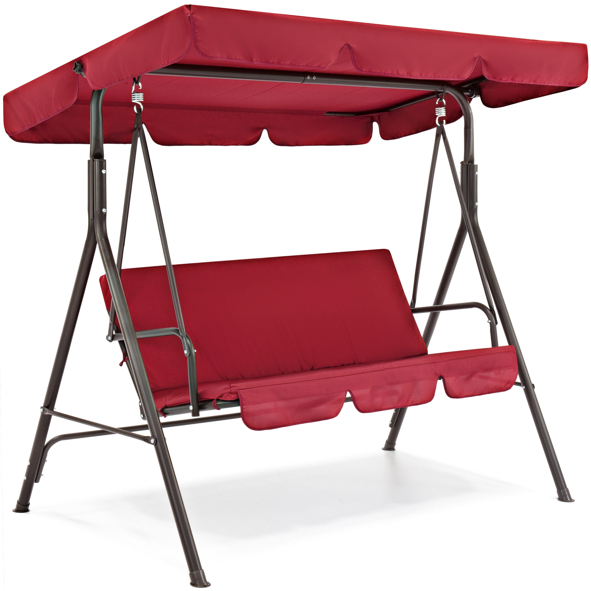 BCP 2-Person Outdoor Lg Convertible Canopy Swing Glider w/ Removable Cushions - Walmart.com 