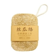 Dvkptbk Cleaning Supplies Sponges Natural Loofah Dishwashing Loofah Pulp Dishwashing Brush Loofah Pot Brush Dish Towel Scouring Pad Plant Fiber Dishwashing Brush for Kitchen and Household