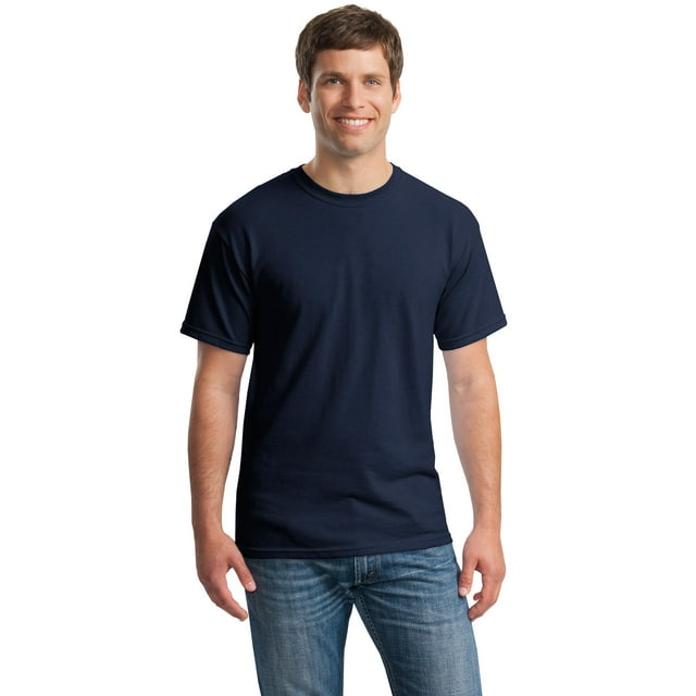 Gildan T-Shirt Col Rond en Coton Épais à Manches Courtes pour Hommes - 5000