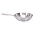 thumbnail image 2 of 304 Stainless Steel Multi Layer Wok Stir Fry Pan with Non Stick Coating and Detachable Handle Compatible with Induction, Gas, Electric Ceramic, and Halogen Stoves, 2 of 7