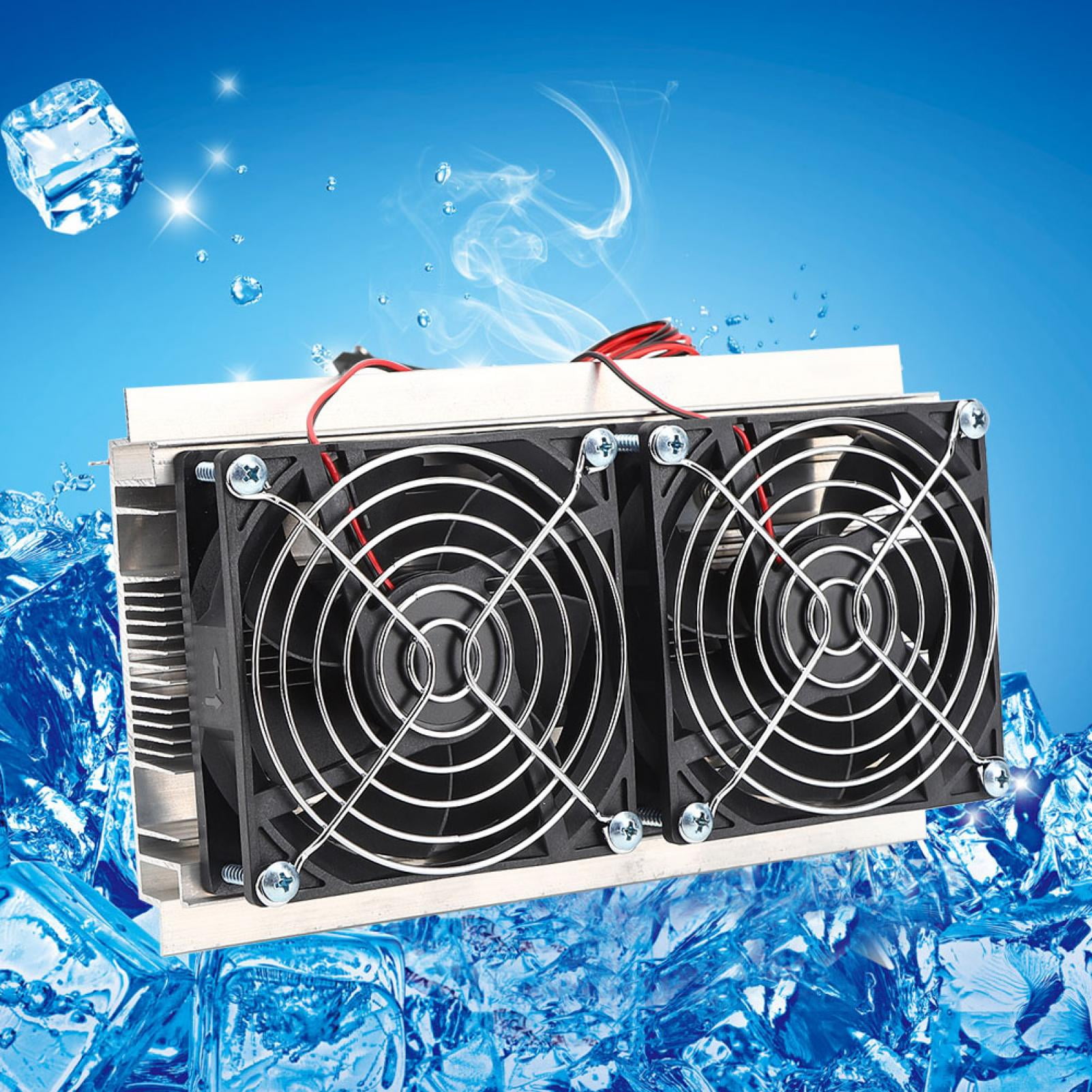 Dual-core Semiconductor Refrigeration Thermoelectric Peltier Cooling System for Plate Cooling Pet Bed Cooling Small Space Cooling Thermoelectric Peltier Cooler Test Bench Dual-core Semiconductor Refrigeration Thermoelectric Peltier Cooling System for Plate Cooling Pet Bed Cooling Small Space Cooling Thermoelectric Peltier Cooler Test Bench