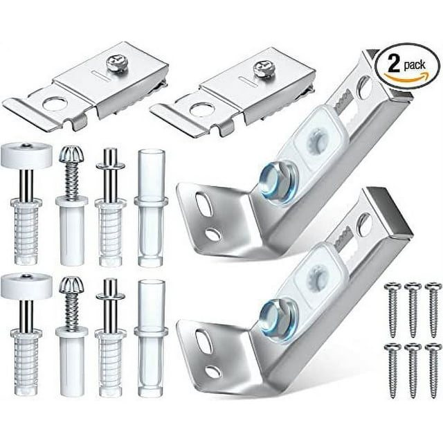 Kit de Réparation de Quincaillerie pour Porte Pliante - Kit de Quincaillerie pour Rail de 2,22 Pouces à 2,54 Pouces, Kit de Remplacement de Porte Pliante