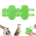 thumbnail image 1 of Cepillo antipicazón para mascotas, cepillo de masaje para perros y gatos, nuevo artefacto de silicona para hacer cosquillas a las mascotas con 63 dientes de peine de cabeza redonda, herramienta para l, 1 of 7