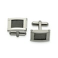 thumbnail image 1 of Stainless Steel Wire Inlay Cufflinks Cuff Link Collar Stay, 1 of 7