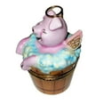 thumbnail image 2 of Angelic Pig in Tub Limoges Box Figurine by Artoria Limoges Box Porcelain Figurine, 2 of 9