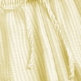 thumbnail image 4 of Girls Summer Outfits Striped Sleeveless Tie Front Peplum Top & Casual Wide Leg Pants 2 Piece Cute Matching Clothes Set Yellow 15-16 Years, 4 of 9