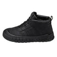 thumbnail image 7 of Mens Winter Boots Thick Soft Sole Casual Walking Shoes Lace up Insulated Warm Outdoor Sneakers Lightweight Work Booties BK1 Size 10.5, 7 of 7