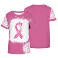 thumbnail image 4 of Pntutb Moda Mujer Causal Cuello en V Blusa Estampada Camiseta de Manga Corta Tops de Verano Pntutb Pntutb-2908, 4 of 5