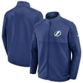thumbnail image 4 of Men's Fanatics Blue Tampa Bay Lightning Authentic Pro Rink Full-Zip Jacket, 4 of 7