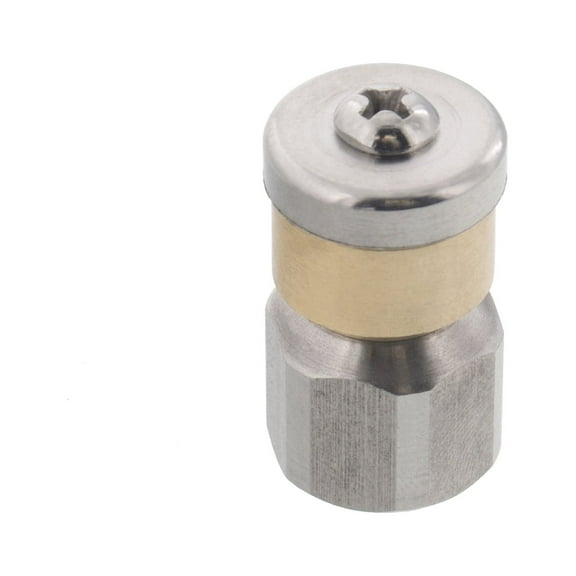 Erie Tools Rotating 1/4" Sewer Jetter Drain Cleaning Nozzle 5.0 Orifice